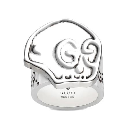 gucci skull ring dupe|gucci ghost ring in silver.